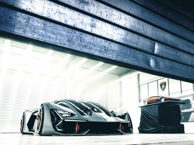 The Terzo Milano in the garage